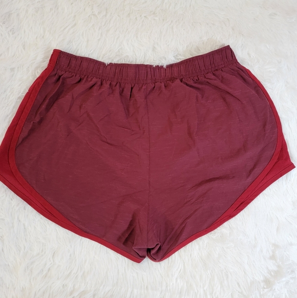 Nike Women's Burgundy Athletic Shorts - Picture 6 of 8